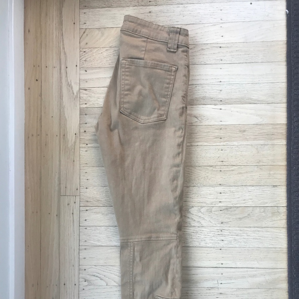 Vince Zip-Zip Stretch Denim Jeans - Latte Wash